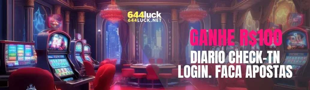 644LUCK Promoções banner